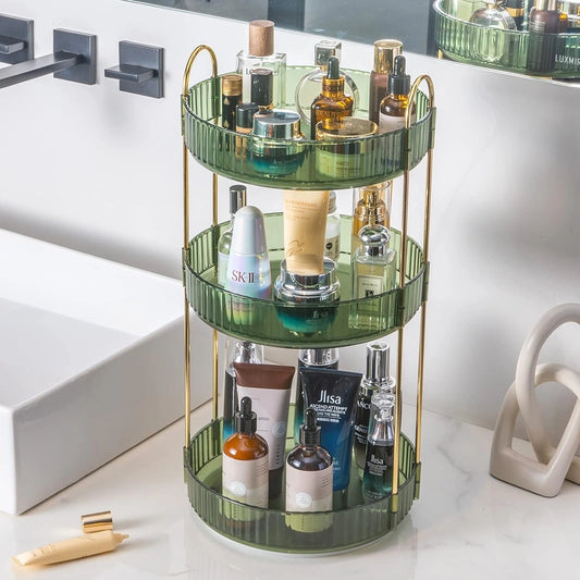 ZCtron 360° rotating makeup organizer