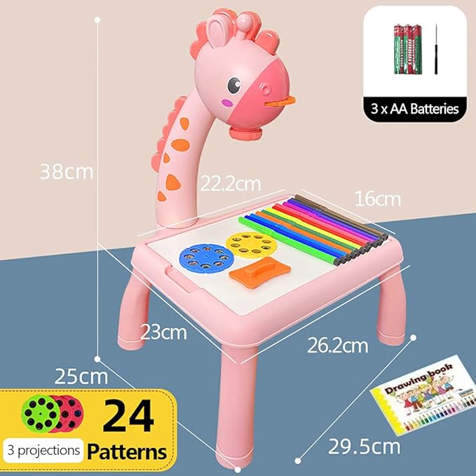 Good Kid's Projector Drawing Board Table with Projection Function