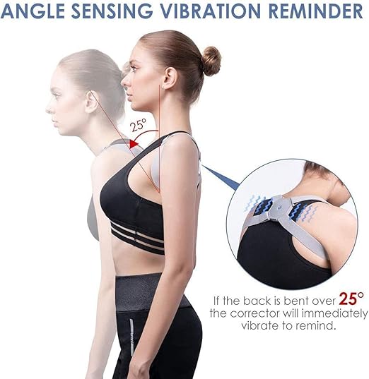 Smart Adjustable Posture Corrector with Reminder Vibration Free Size