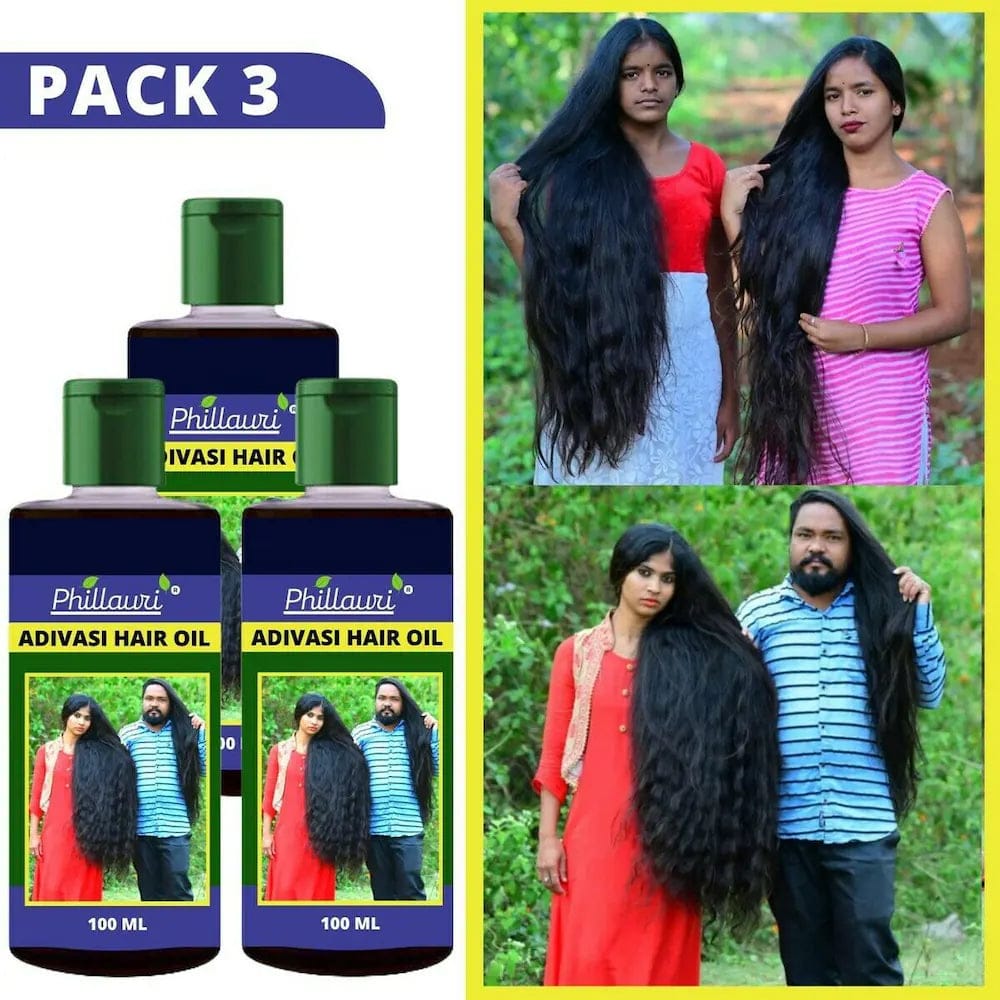 ADIVASI JEEVA HERBAL HAIR OIL FOR REGROWTH AND LONG HAIR PURE NATURAL HAIR OIL