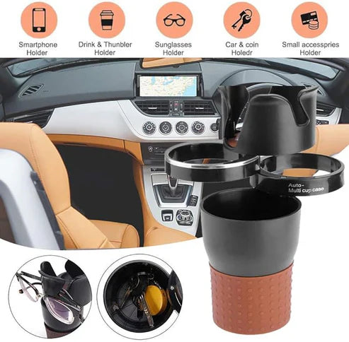 Car Cup Holder Snack Tray Drink Holder