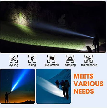 P90 LED Rechargeable Tactical Laser Flashlight